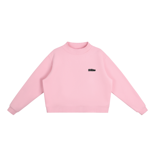 Padel Ball & Padel Racket | Essential Mock-Neck Sweatshirt | Womens