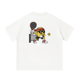Padel Ball Swinging Racket | Oversized T-Shirt