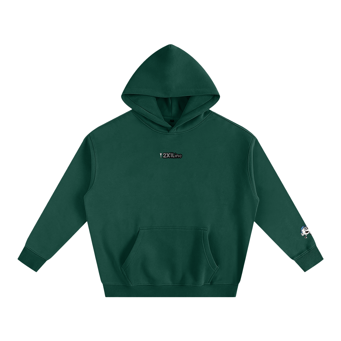 Limited Edition Golf Ball in Golf Cart | Oversize Fleeced Hoodie