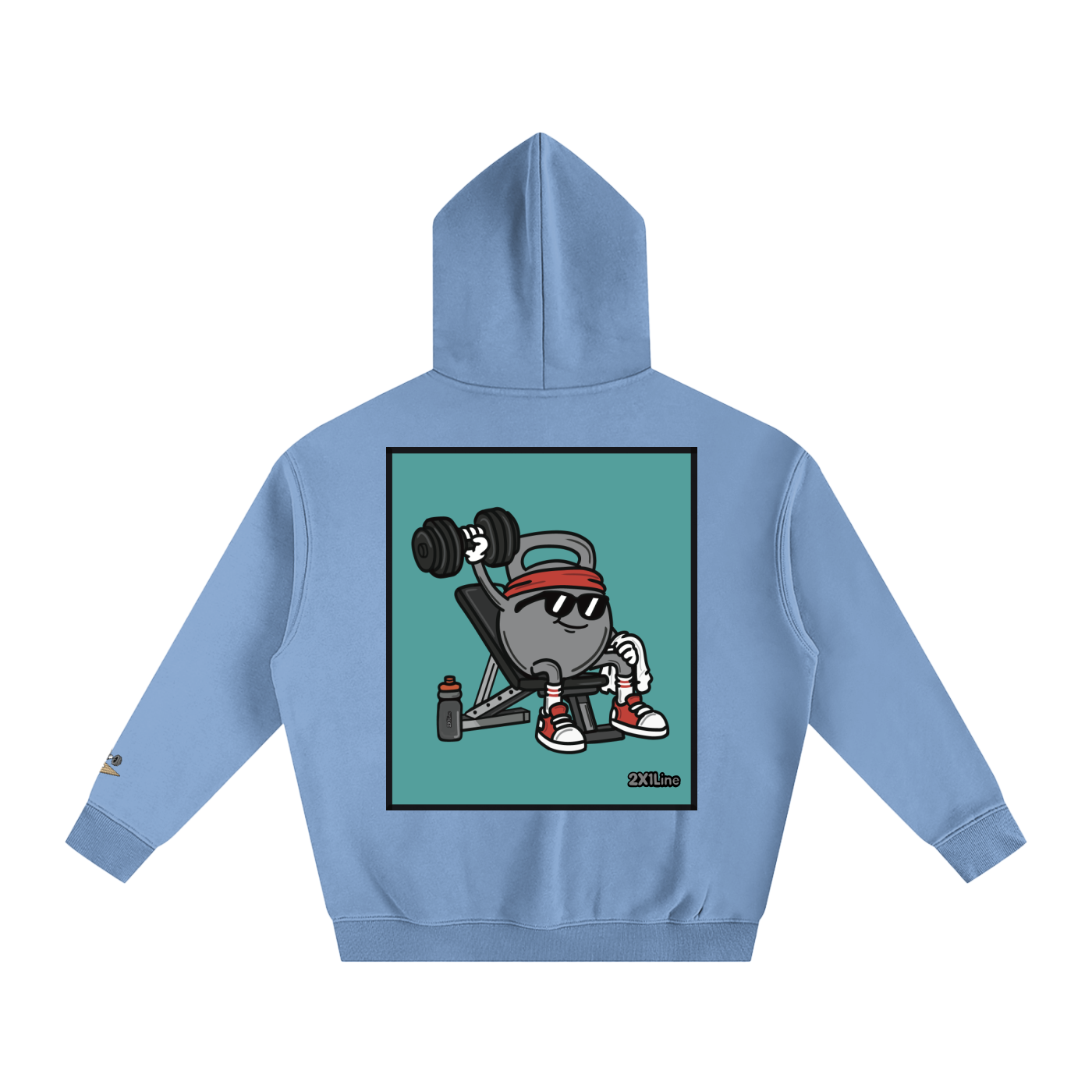 Limited Edition Kettlebell with Dumbbell | Oversize Fleeced Hoodie