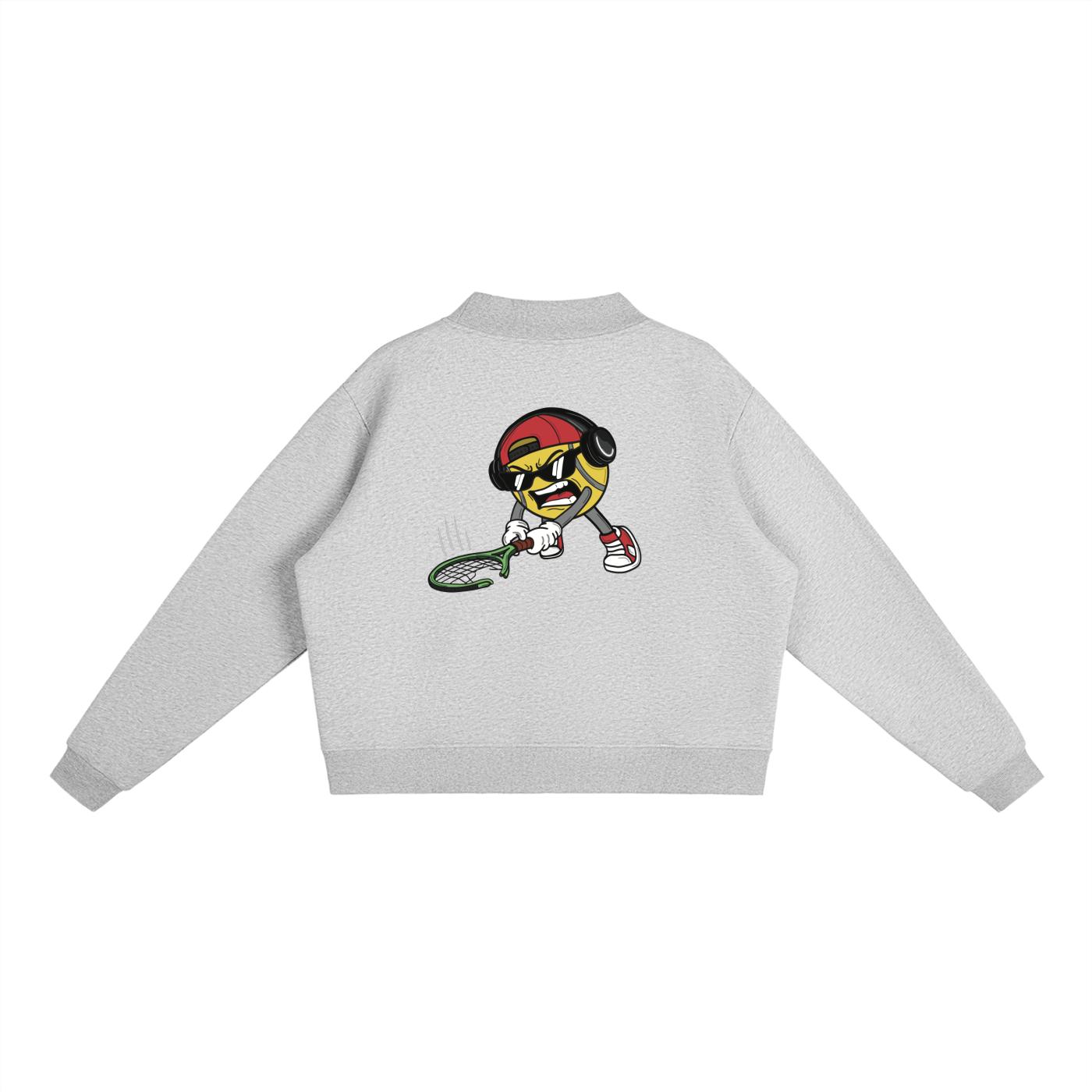 Angry Tennis Ball | Essential Mock-Neck Sweatshirt | Womens