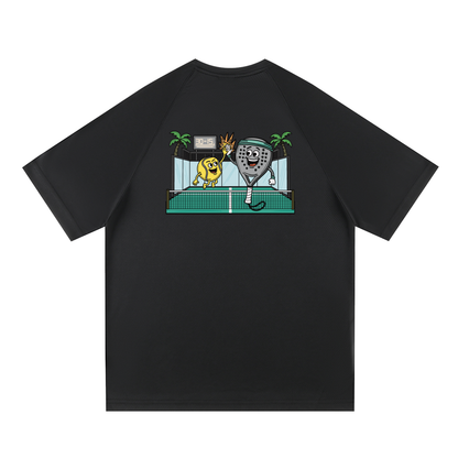 Padel Ball & Racket | Mesh Sportswear T-Shirt | Mens