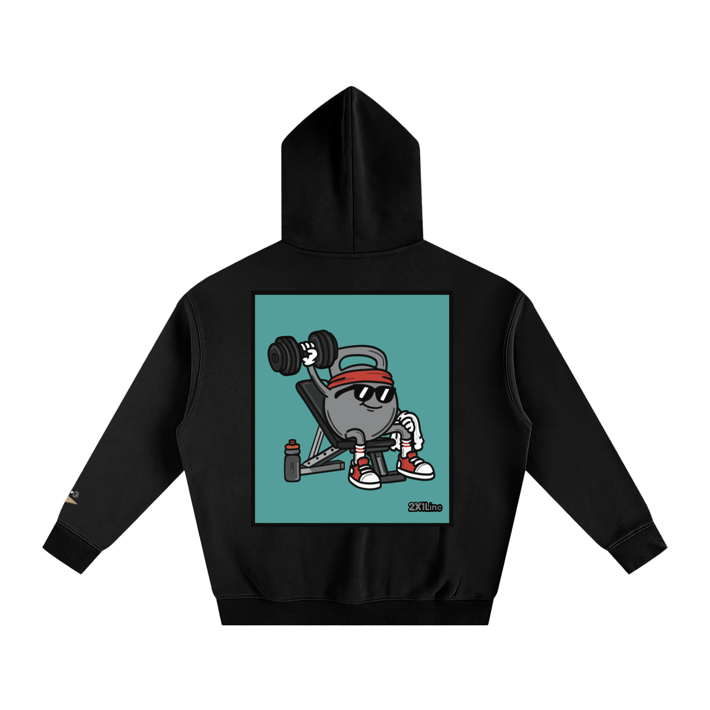 Limited Edition Kettlebell with Dumbbell | Oversize Fleeced Hoodie