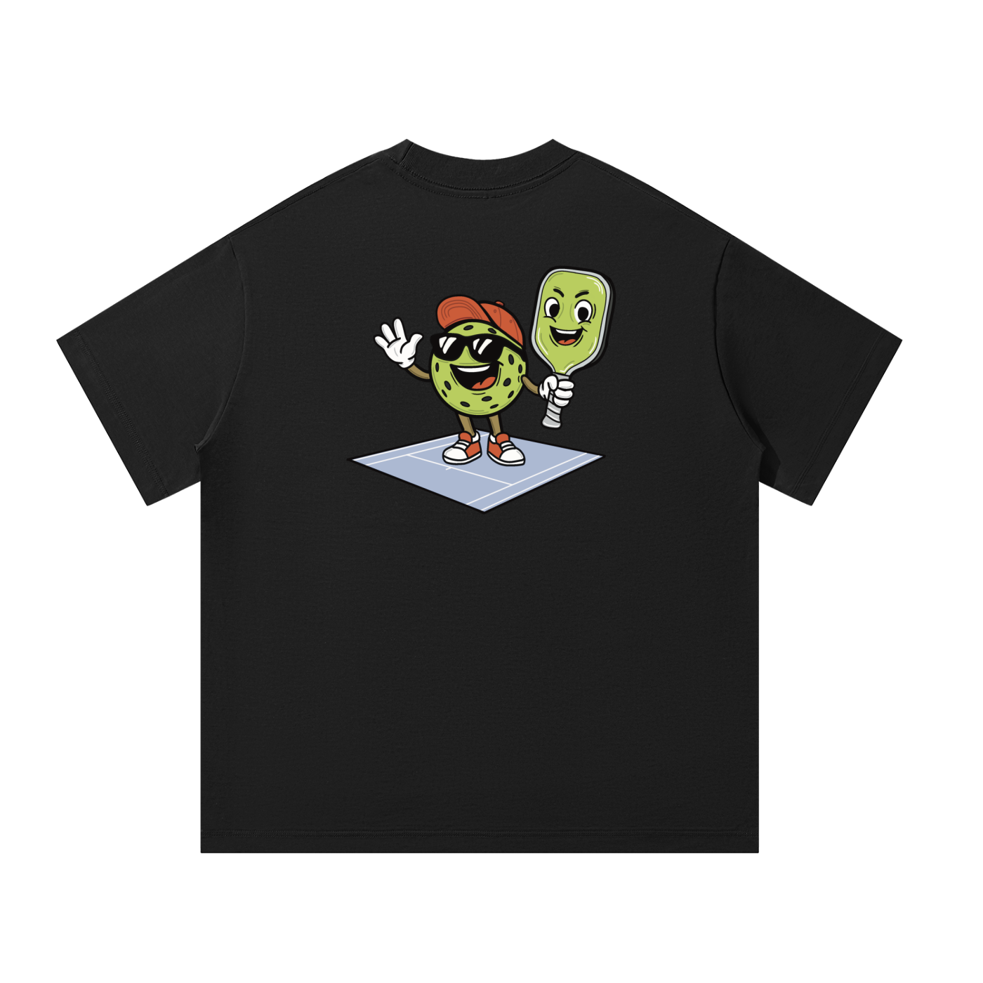 Pickleball & Bat | Oversized T-Shirt