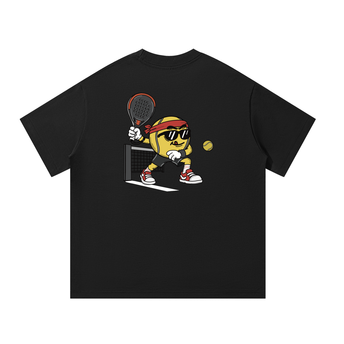 Padel Ball Swinging Racket | Oversized T-Shirt