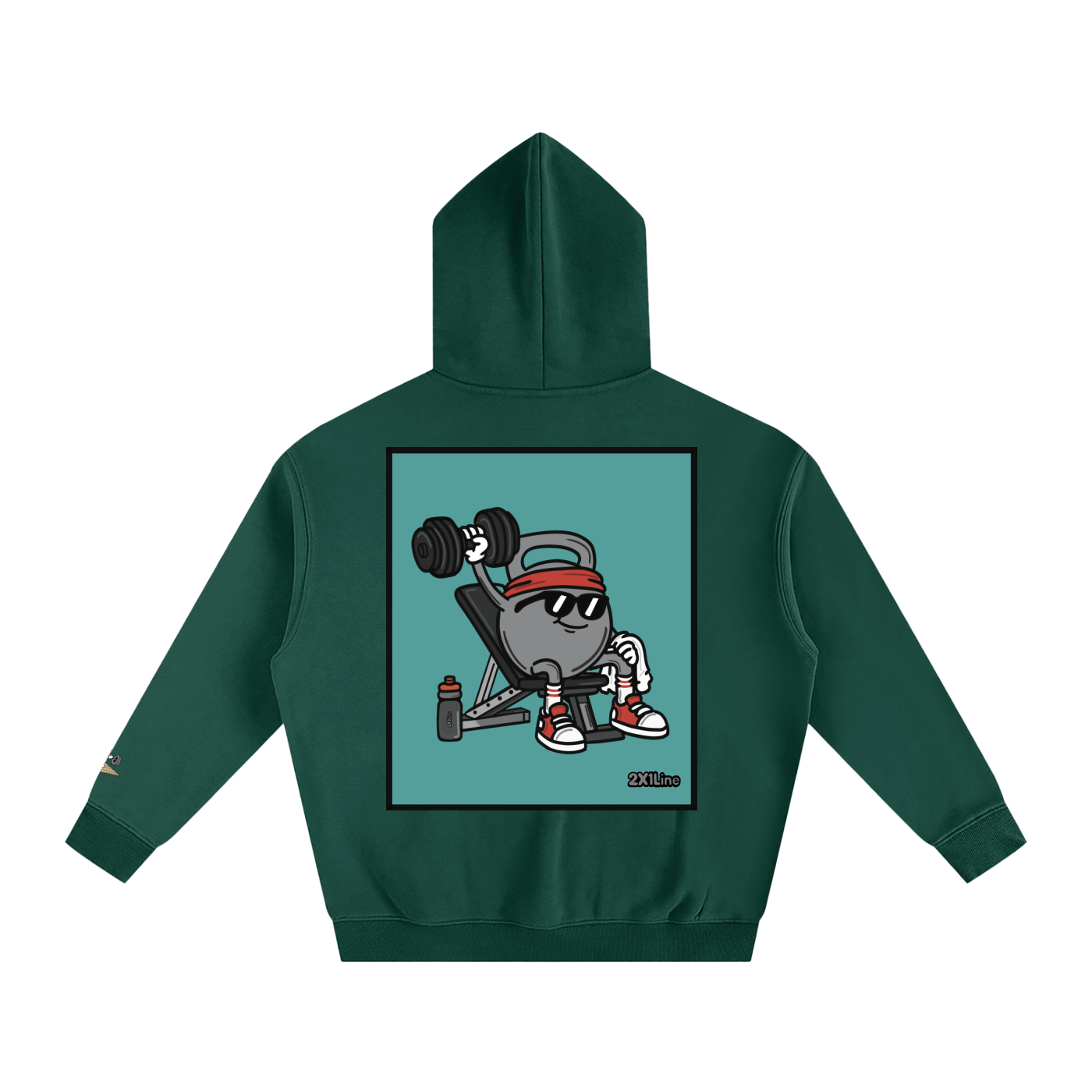 Limited Edition Kettlebell with Dumbbell | Oversize Fleeced Hoodie