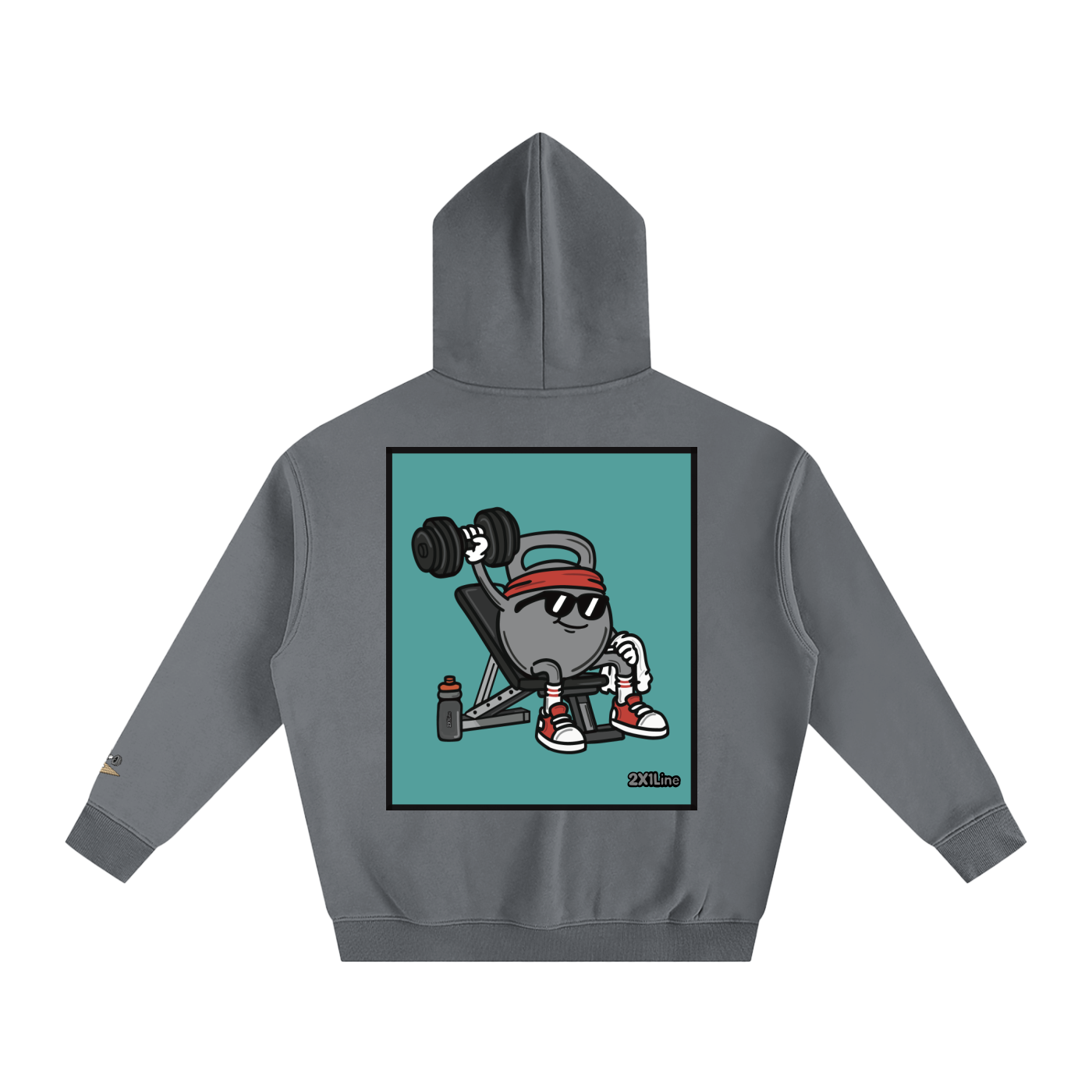 Limited Edition Kettlebell with Dumbbell | Oversize Fleeced Hoodie