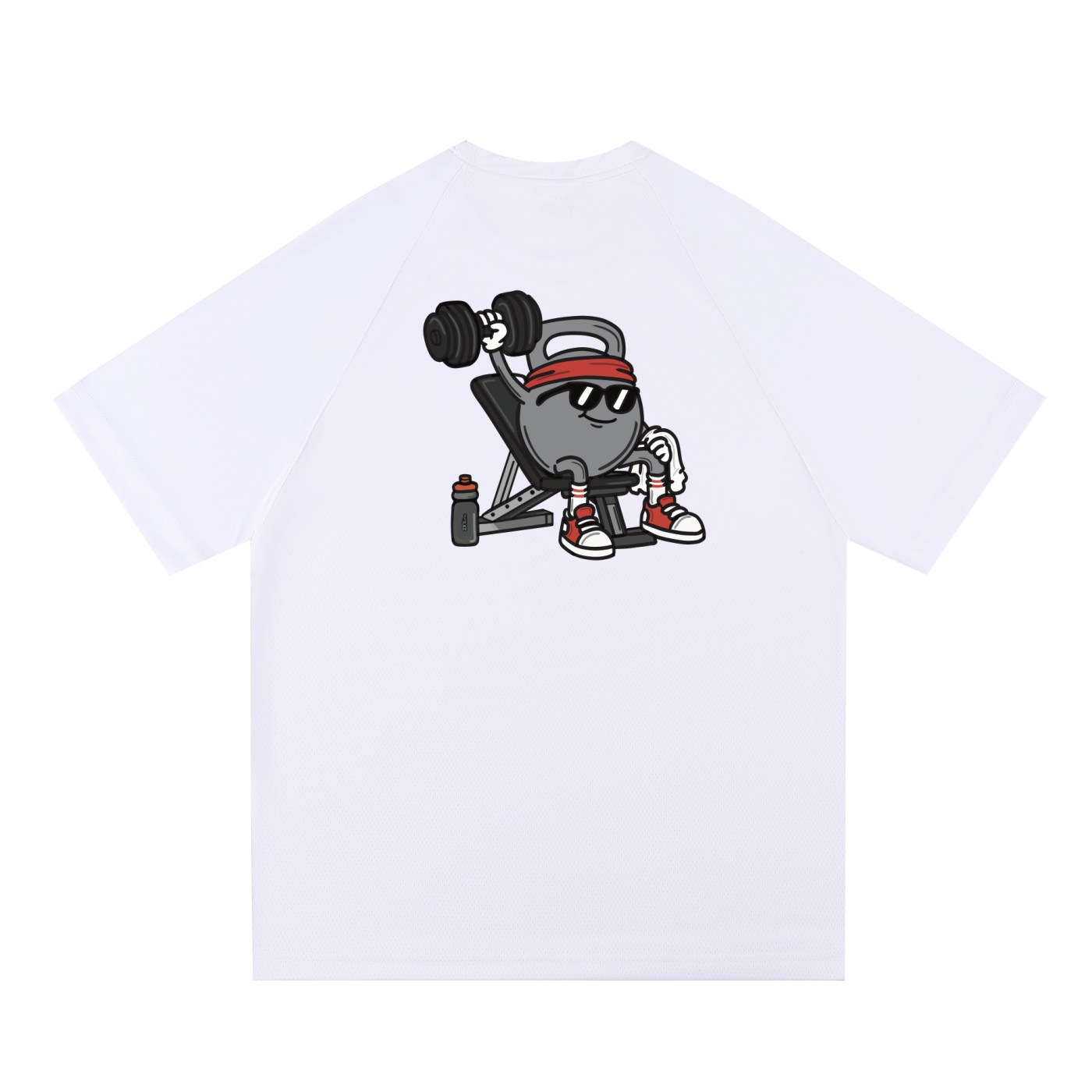 Kettlebell lifting Dumbbell |  Mesh Sportswear T-Shirt | Mens