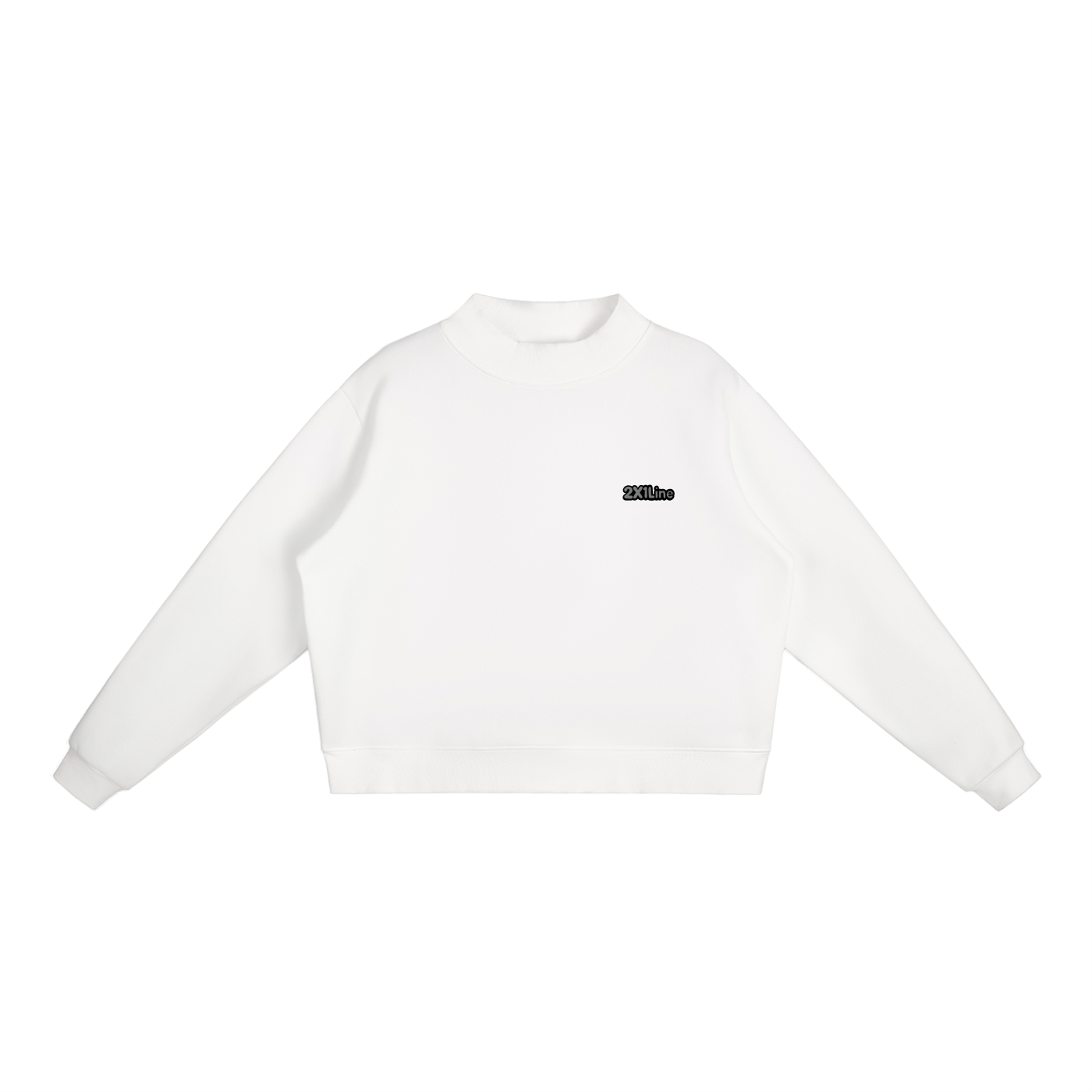 Pickleball & Bat | Essential Mock-Neck Sweatshirt | Womens