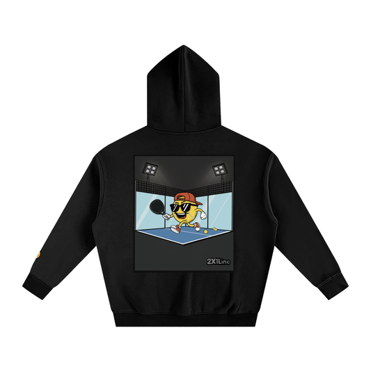 Limited Edition Padel Ball with Racket | Oversize Fleeced Hoodie