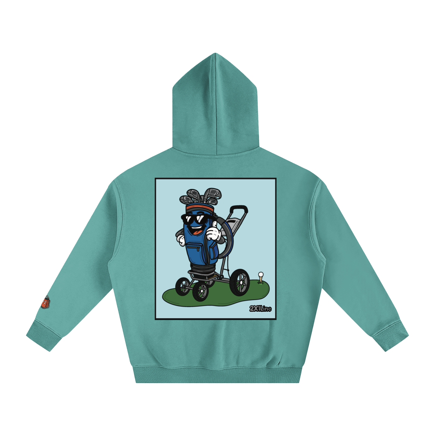 Limited Edition Golf Bag on Trolley | Oversize Fleeced Hoodie