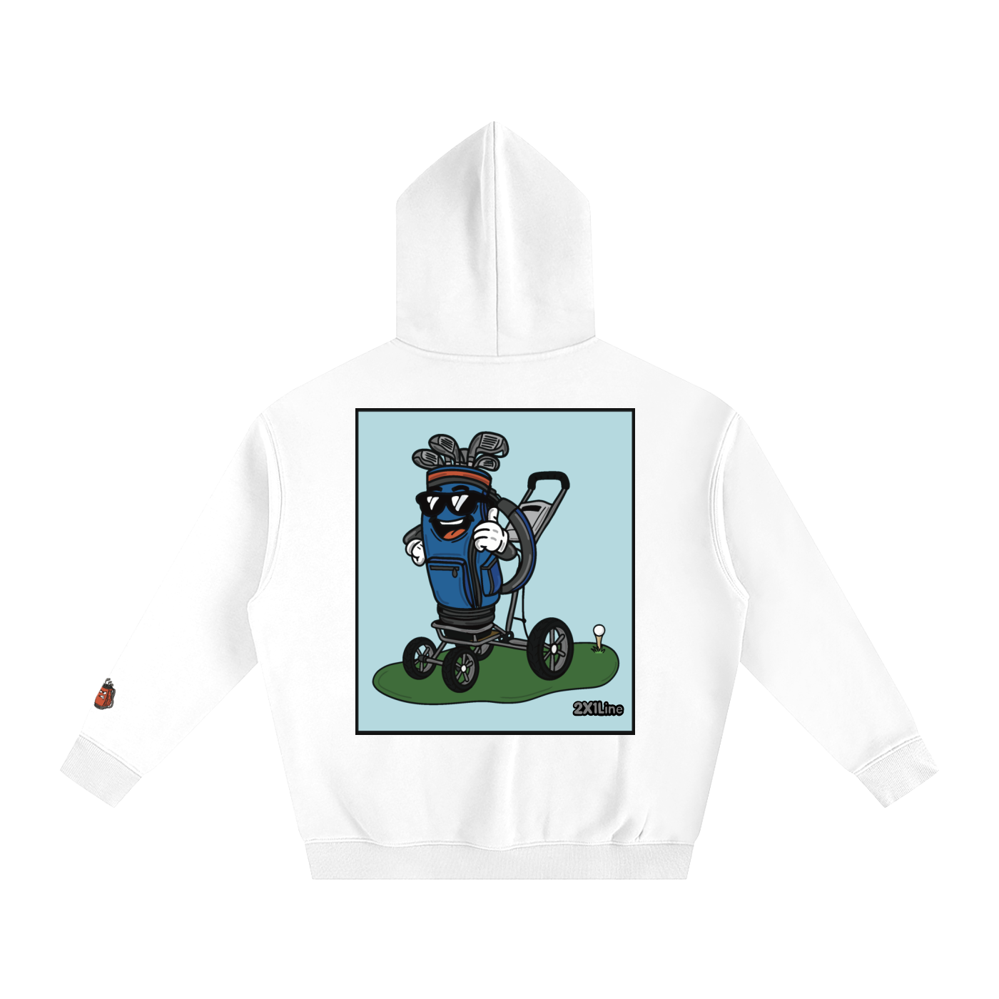 Limited Edition Golf Bag on Trolley | Oversize Fleeced Hoodie