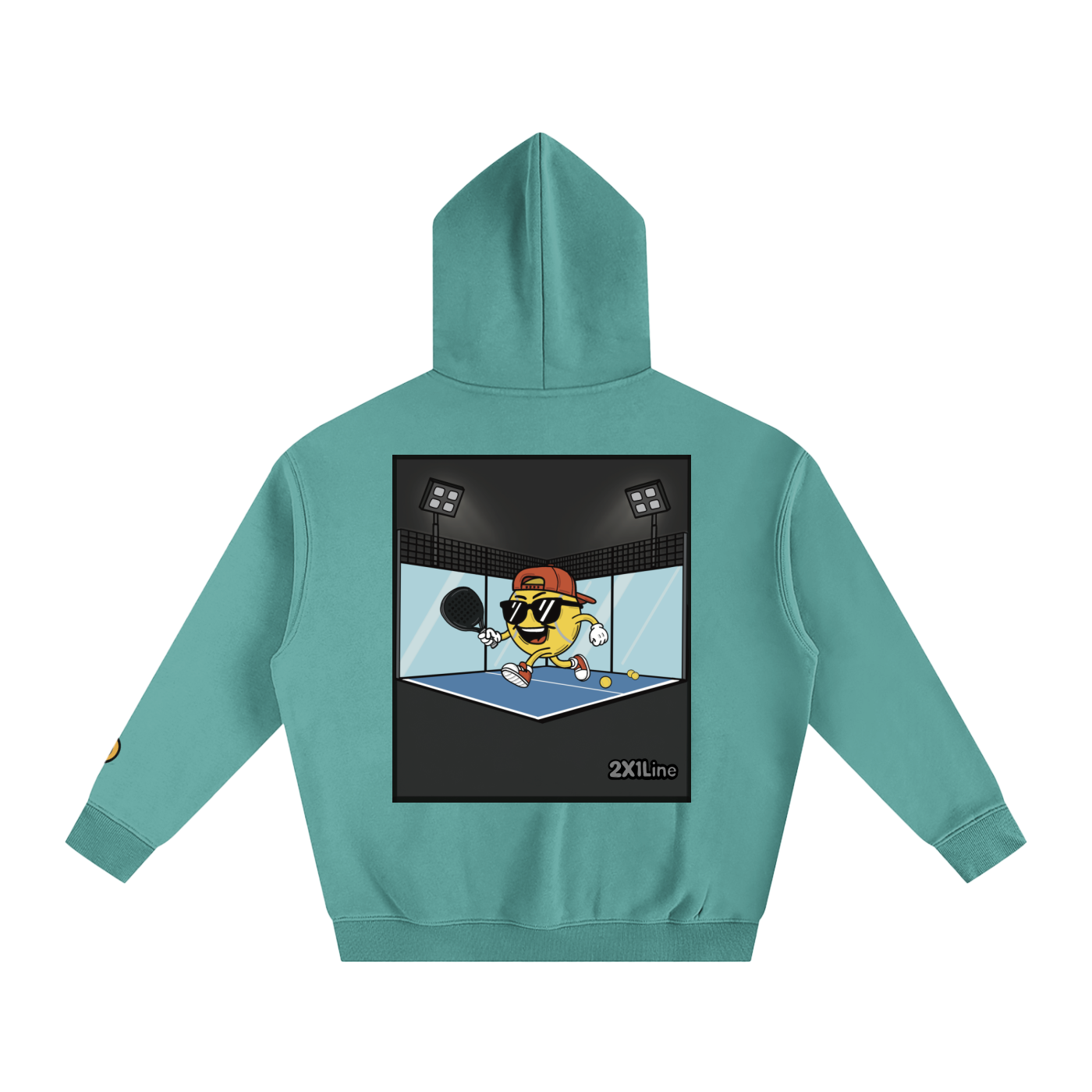 Limited Edition Padel Ball with Racket | Oversize Fleeced Hoodie