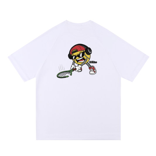 Angry Tennis Ball | Mesh Sportswear T-Shirt | Mens