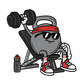 Kettlebell with Dumbbell | Oversized T-Shirt