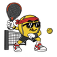 Padel Ball Swinging Racket | Oversized T-Shirt