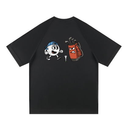 Golf Ball & Golf Bag | Mesh Sportswear T-Shirt | Mens