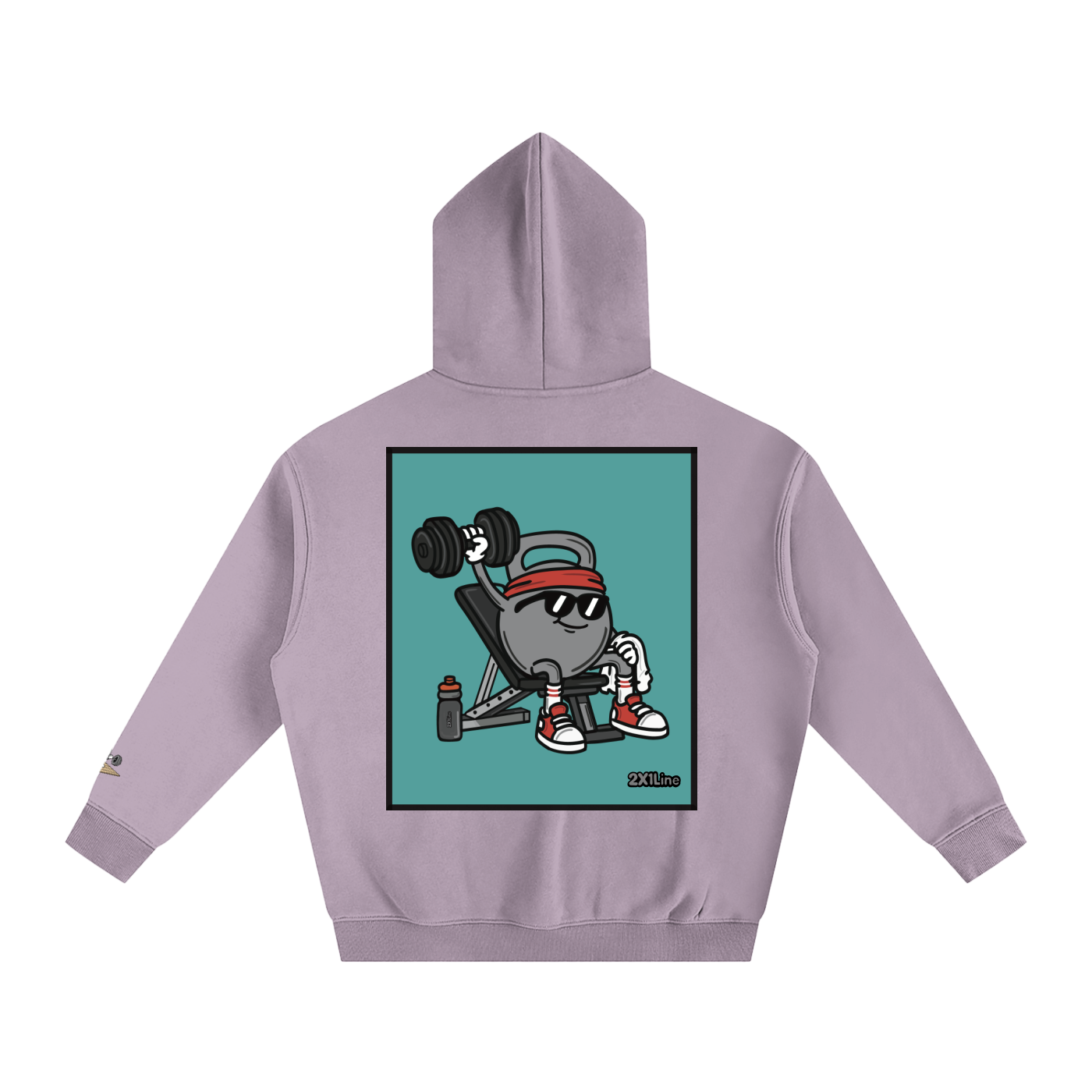 Limited Edition Kettlebell with Dumbbell | Oversize Fleeced Hoodie
