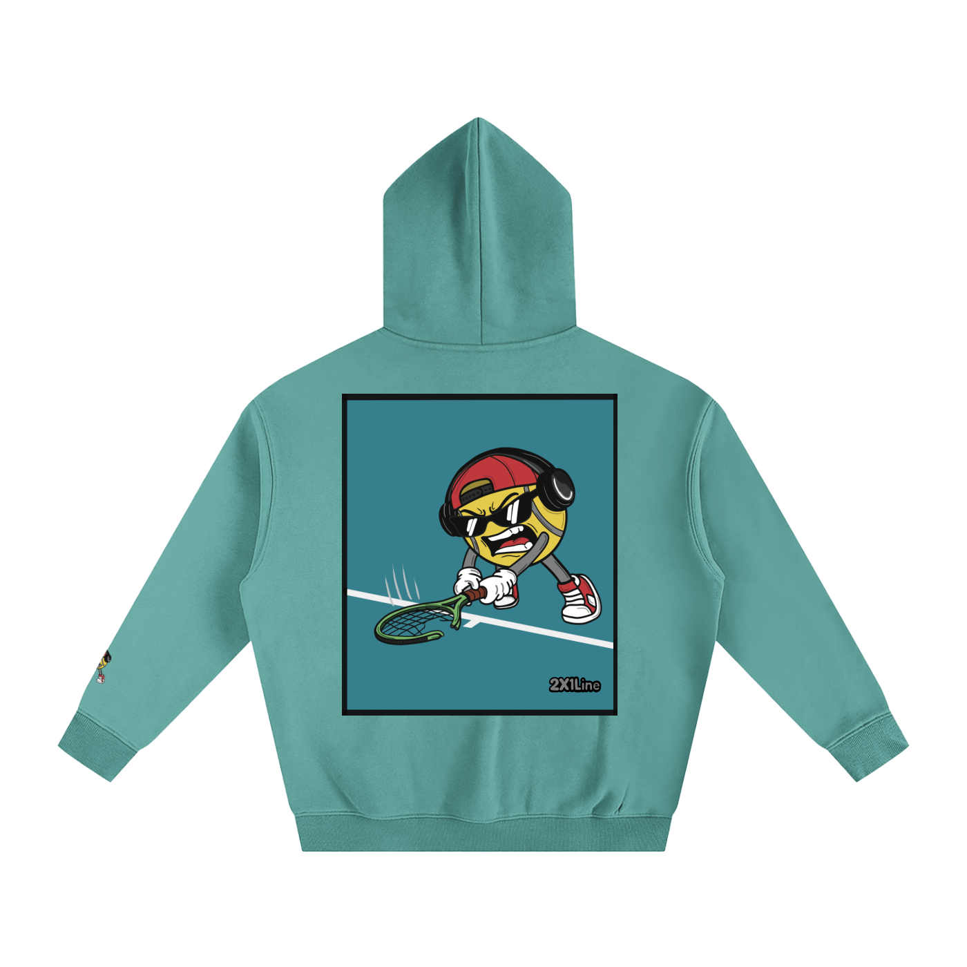 Limited Edition Angry Tennis Ball | Oversize Fleeced Hoodie