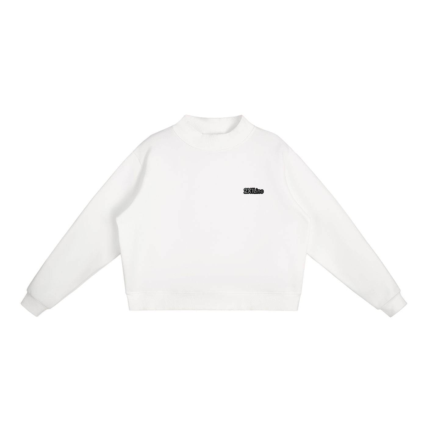 Golf Ball & Golf Bag | Essential Mock-Neck Sweatshirt | Womens
