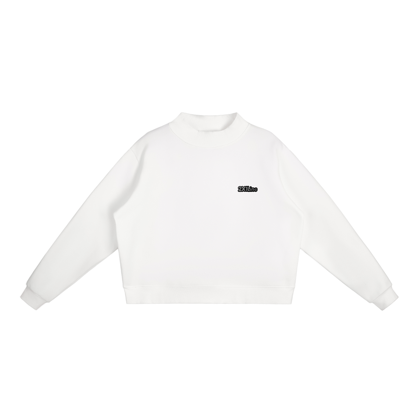 Padel Ball & Padel Racket | Essential Mock-Neck Sweatshirt | Womens