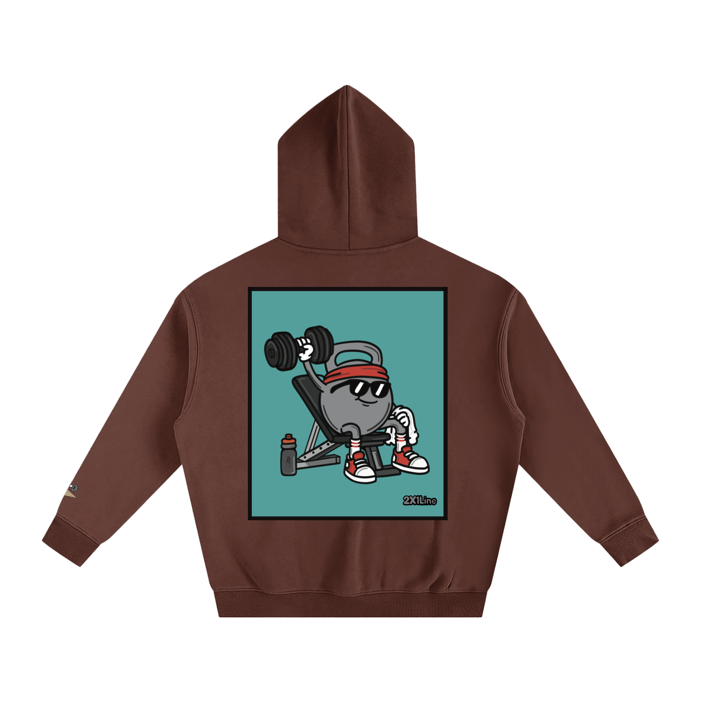 Limited Edition Kettlebell with Dumbbell | Oversize Fleeced Hoodie