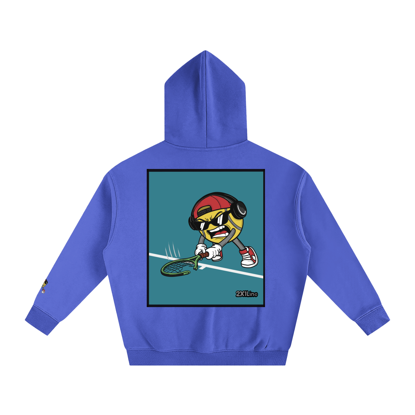 Limited Edition Angry Tennis Ball | Oversize Fleeced Hoodie