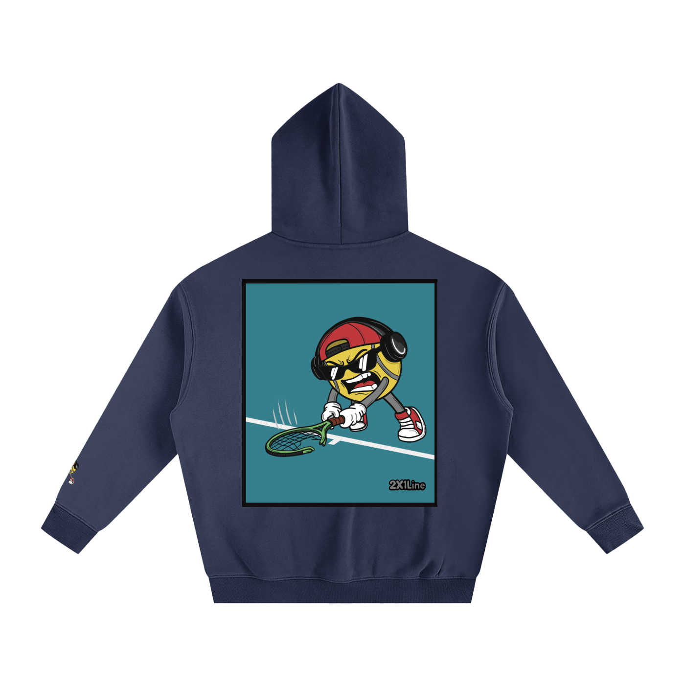 Limited Edition Angry Tennis Ball | Oversize Fleeced Hoodie