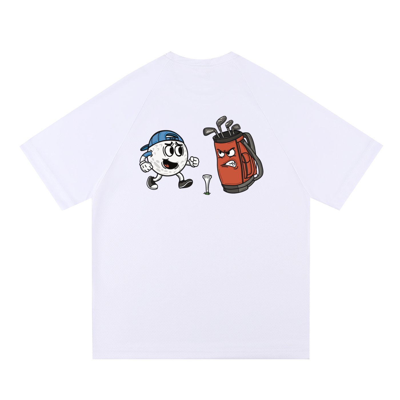 Golf Ball & Golf Bag | Mesh Sportswear T-Shirt | Mens