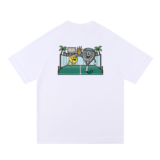 Padel Ball & Racket | Mesh Sportswear T-Shirt | Mens