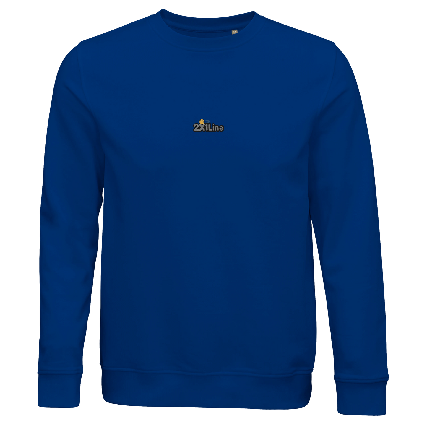 Padel Racket Hitting Ball | Organic Crewneck Sweatshirt | Mens