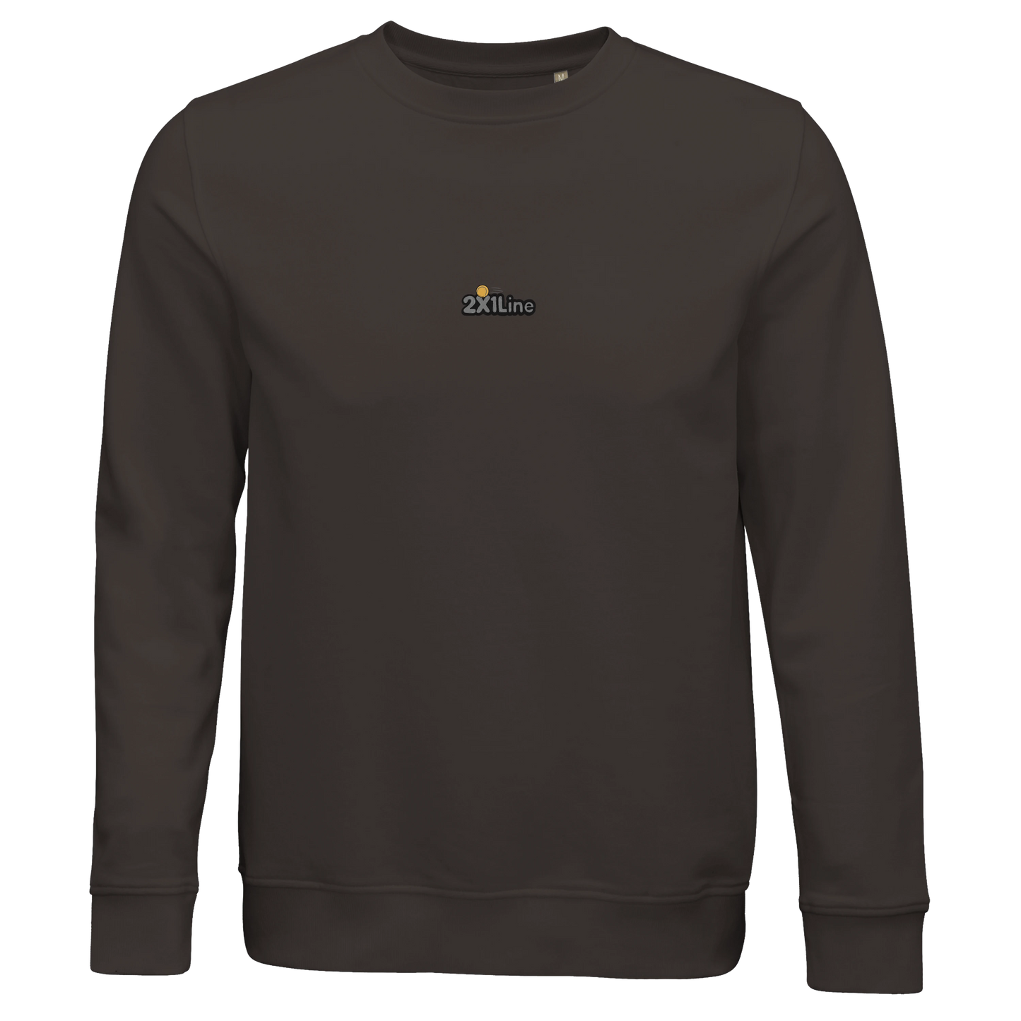 Padel Racket Hitting Ball | Organic Crewneck Sweatshirt | Mens
