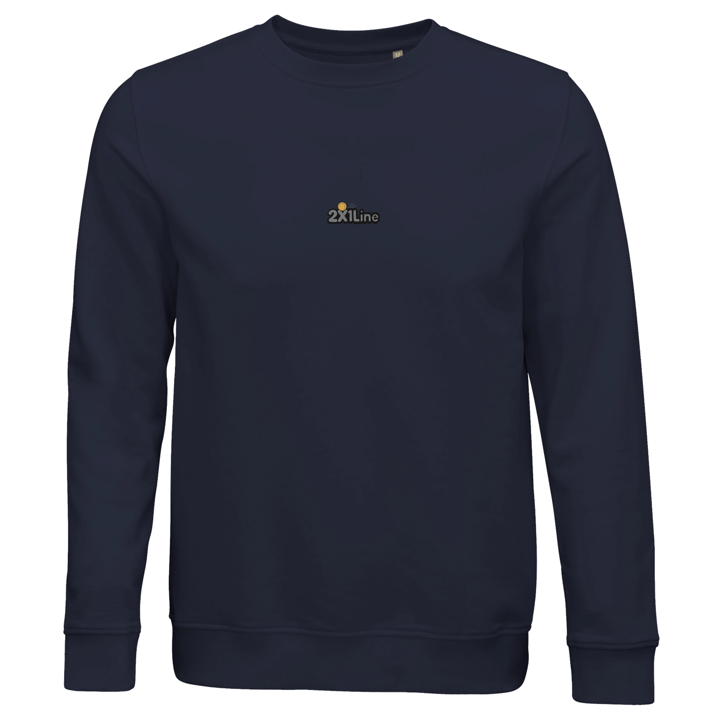 Padel Racket Hitting Ball | Organic Crewneck Sweatshirt | Mens