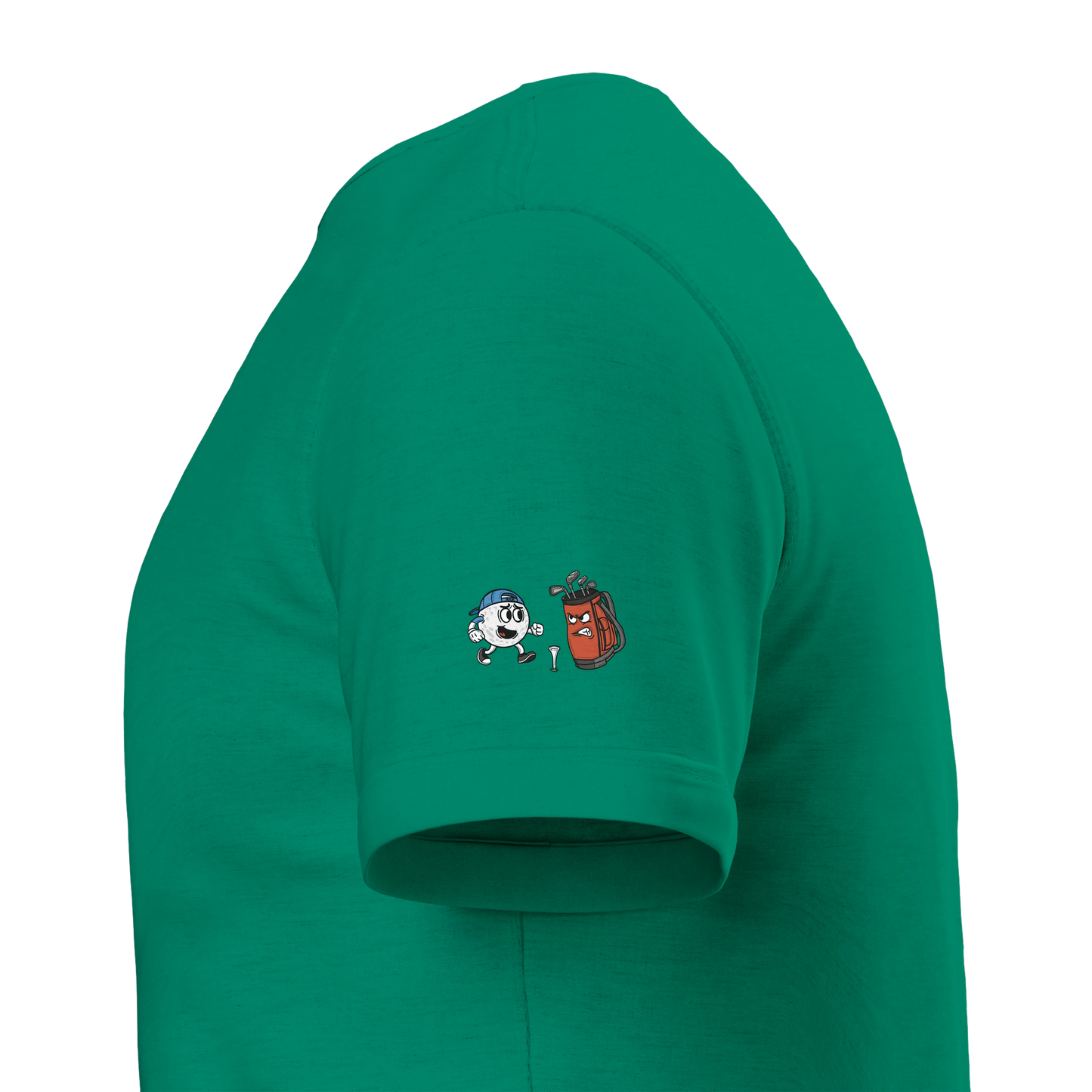 Golf Ball & Golf Bag | Crewneck T-Shirt