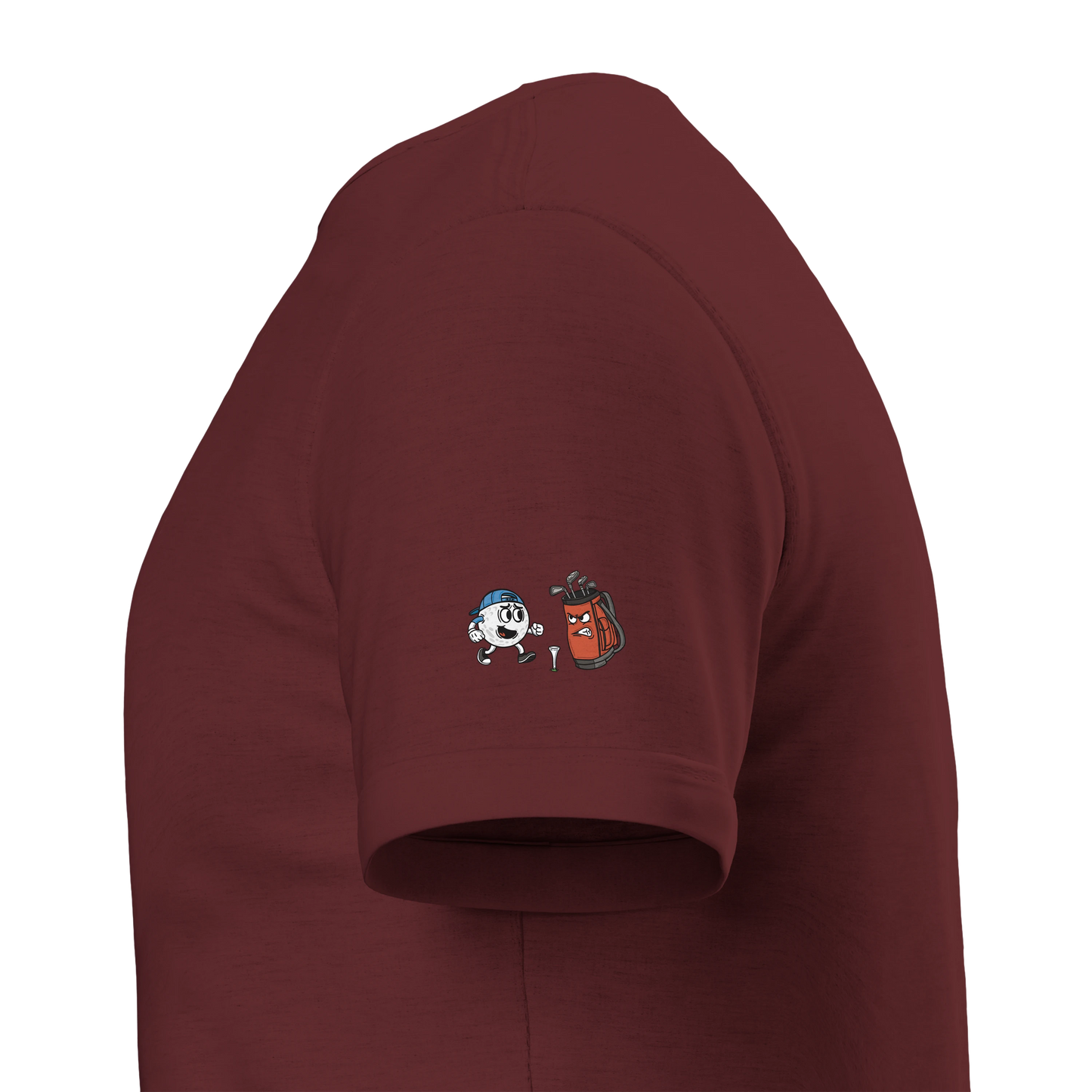 Golf Ball & Golf Bag | Crewneck T-Shirt