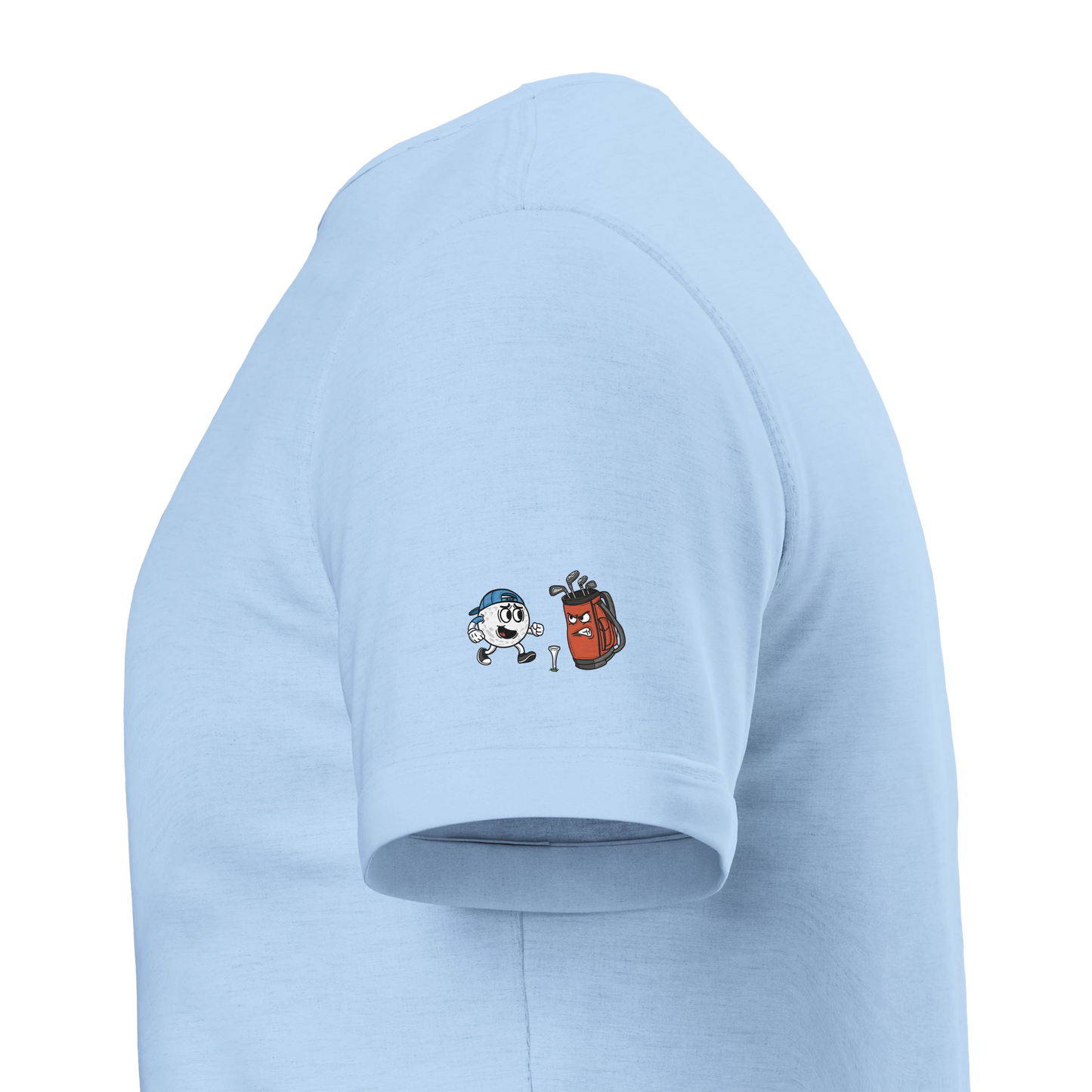 Golf Ball & Golf Bag | Crewneck T-Shirt