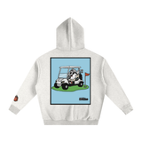 Limited Edition Golf Ball in Golf Cart | Oversize Fleeced Hoodie
