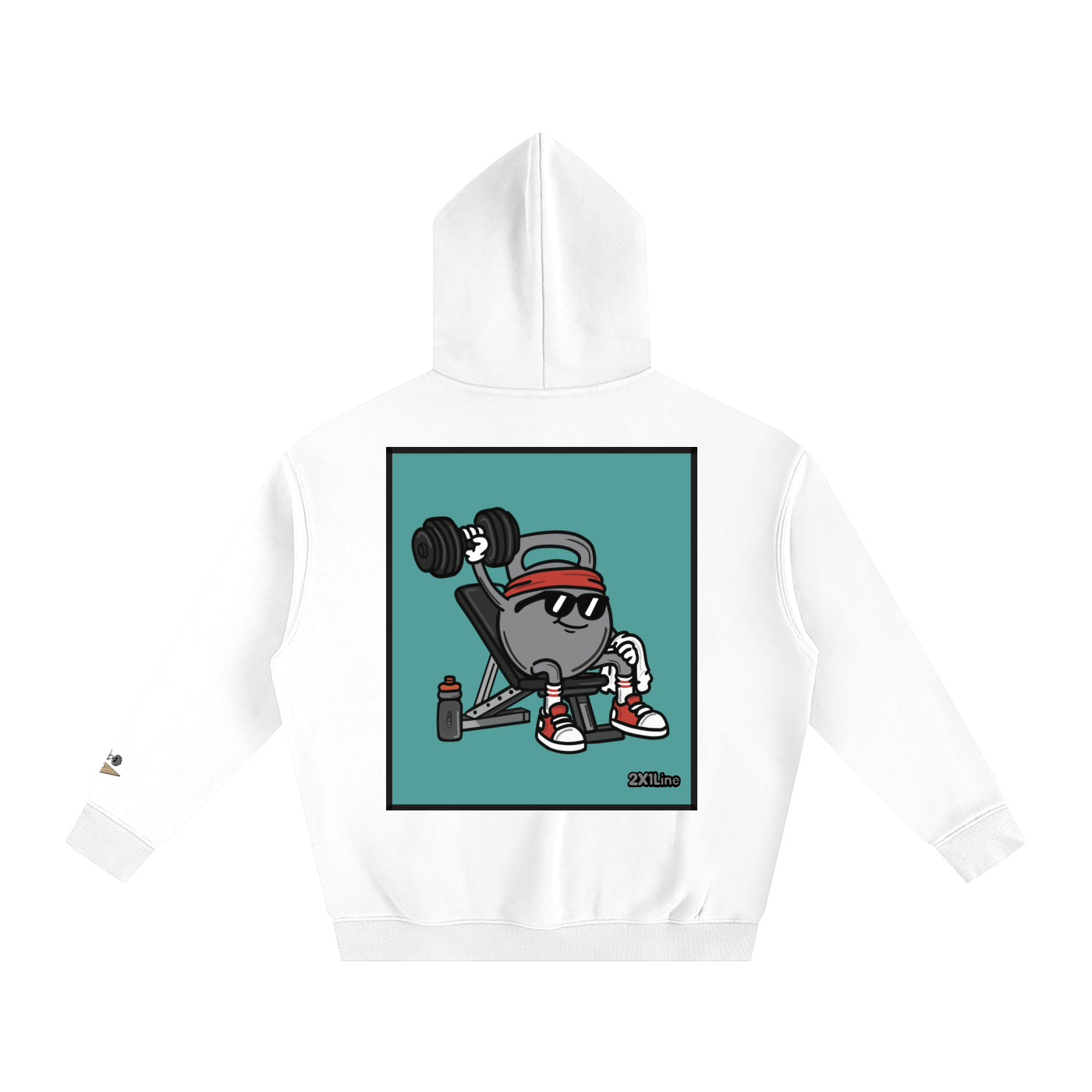 Limited Edition Kettlebell with Dumbbell | Oversize Fleeced Hoodie