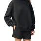 Pickleball & Bat | Essential Mock-Neck Sweatshirt | Womens